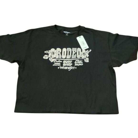NWT Wrangler Oversized Tropical Rodeo Graphic T-Shirt Size Medium - Picture 7 of 9
